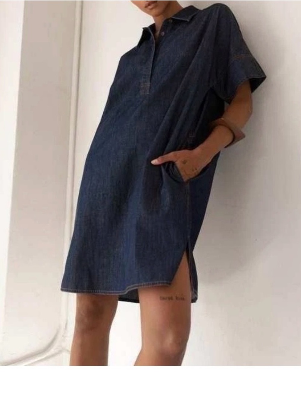 Paper Label Vlada Denim Shirt Dress